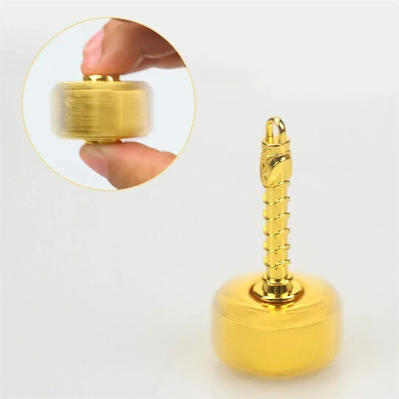 Spinning Alloy Fidget Spinner for Fingertips, Anti-Stress Toy for Kids & Adults, Metal Gyroscope, Anti-Anxiety Fidget Tool