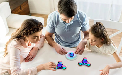 Metal Fidget Spinner Toys,EDC Hand Spinner Anti Stress Relief Toys,Antistress Anxiety Fidgeting Toy for Adult Kids Autism ADHD