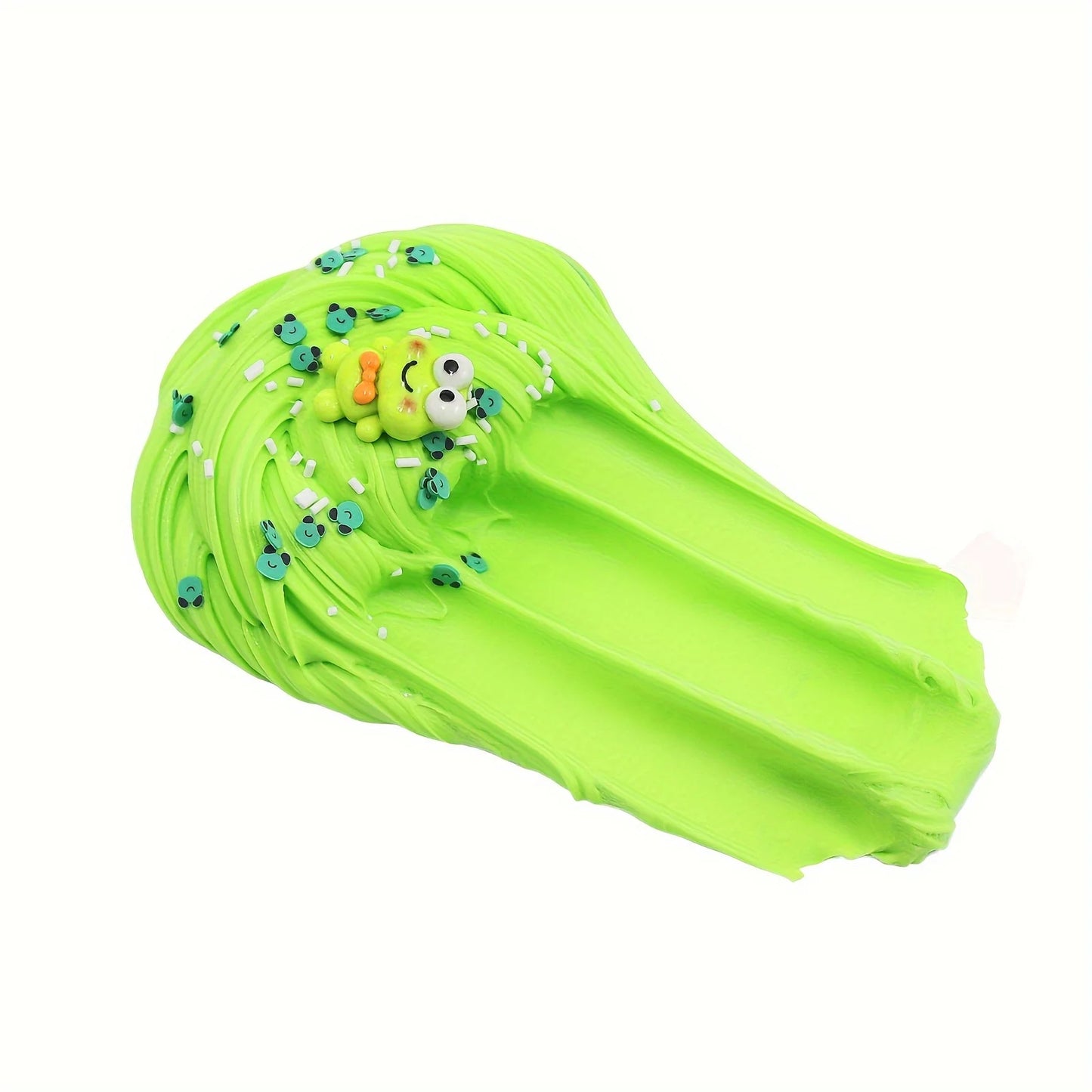 Frog Slime DIY Colored Mud Squeeze Toy Stretchy Craft  Soft Stress-Relief Toy Handmade Squishy Toy Anxiety Relief Toy for Kids