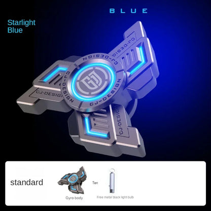 Fidget Spinner Metal Alloy Luminous Fingertip Gyro Anti anxiety EDC Spinning Top Tip Relieve Stress Relief Toys for Adults Kids