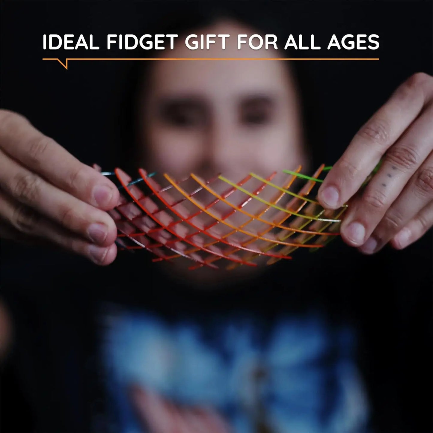 Fidget Worm Toy - Flexible 3D Sensory Slug Figgy Toy for  Teens, and Adults – Stretchy, Quiet, Stress and Anxiety Relief, Focus