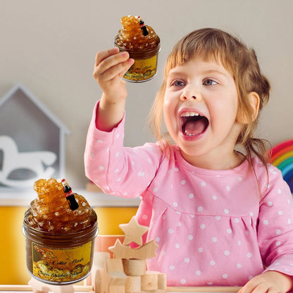 Solid Soft Crystal mud Bubble glue slime toys Children's handmade slime cotton mud No-stick decompression Slime Squish Toys