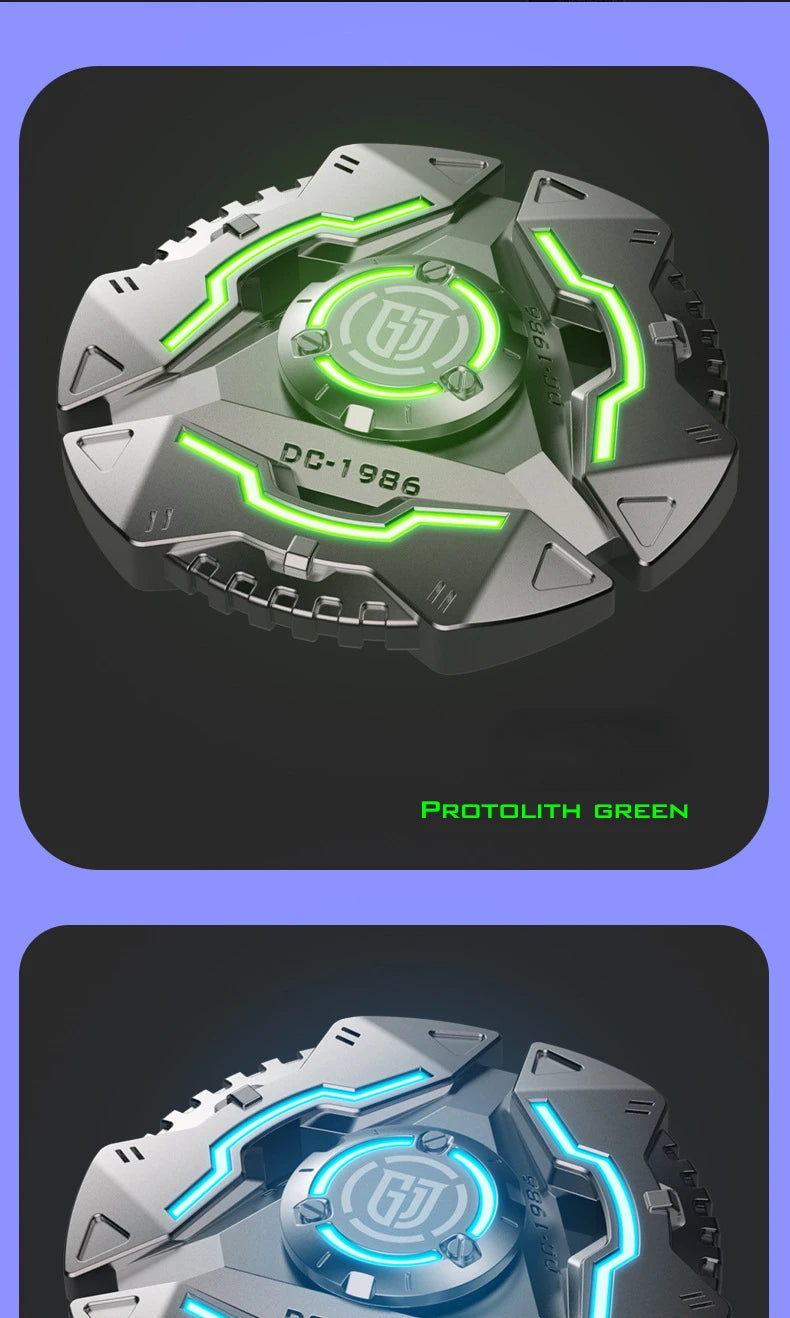 Fidget Spinner Metal Alloy Luminous Fingertip Gyro Anti anxiety EDC Spinning Top Tip Relieve Stress Relief Toys for Adults Kids