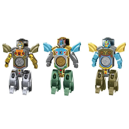 Transformable Fidget Spinners Funny Sensory Fidget Toys Deformable DIY Round to Robot Fingertip Toys for Kids Party Gifts