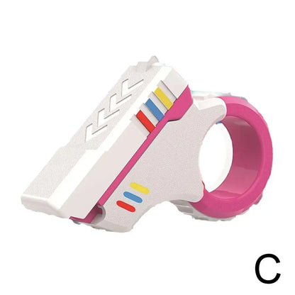 A Rotary Finger Sliders Fidget Toy Office Pressure Relief Slider Ratchet Finger Fidget 3D Printed Fidegt ToysFingertip Textured