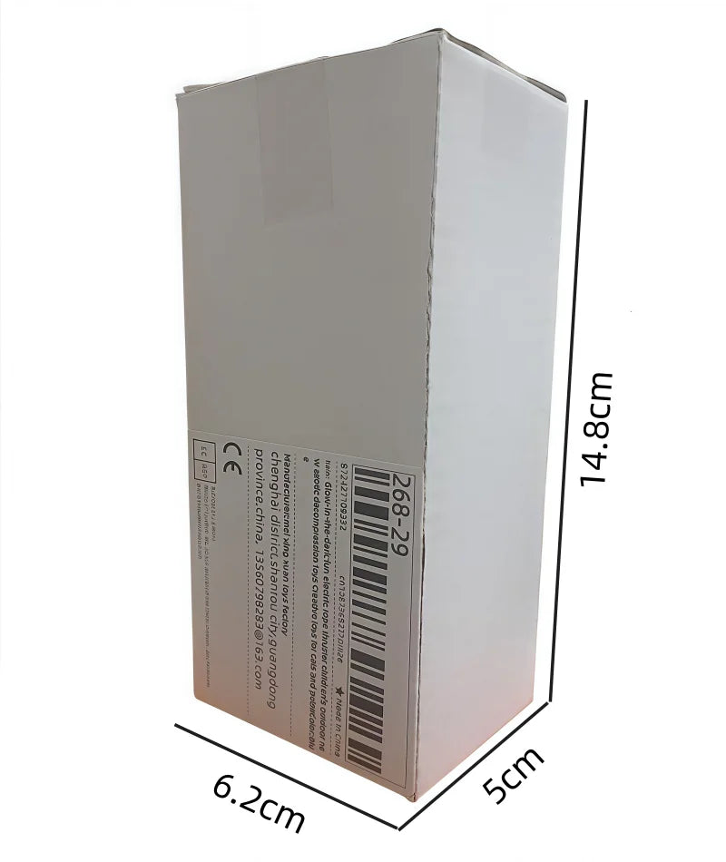 A Glow-in-the-dark fun electric rope thruster children's outdoor new exotic decompression toys Creative toys for cats and pets