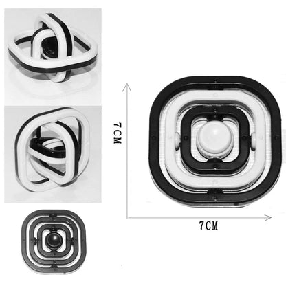 New Fidget Toys 3D Flip Finger Spinner Fingertip Gyro Autism Stress Relief ADHD Children Hand Top Kids Child Adult Sensory Gifts