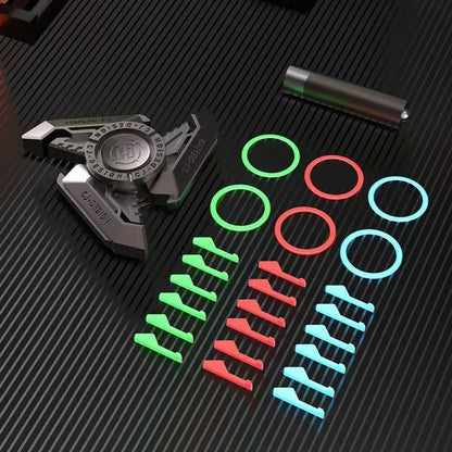 Fidget Spinner Metal Alloy Luminous Fingertip Gyro Anti anxiety EDC Spinning Top Tip Relieve Stress Relief Toys for Adults Kids