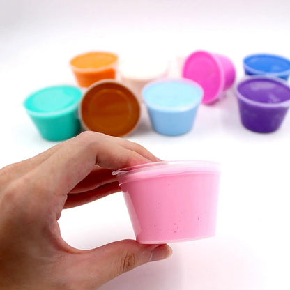 DIY Solid Butter Slime Kit Soft Non-Sticky Scented Slime for Girls Boys Party Favors Birthday Gift Stress Relief Toy for Kid