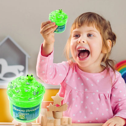 Solid Soft Crystal mud Bubble glue slime toys Children's handmade slime cotton mud No-stick decompression Slime Squish Toys