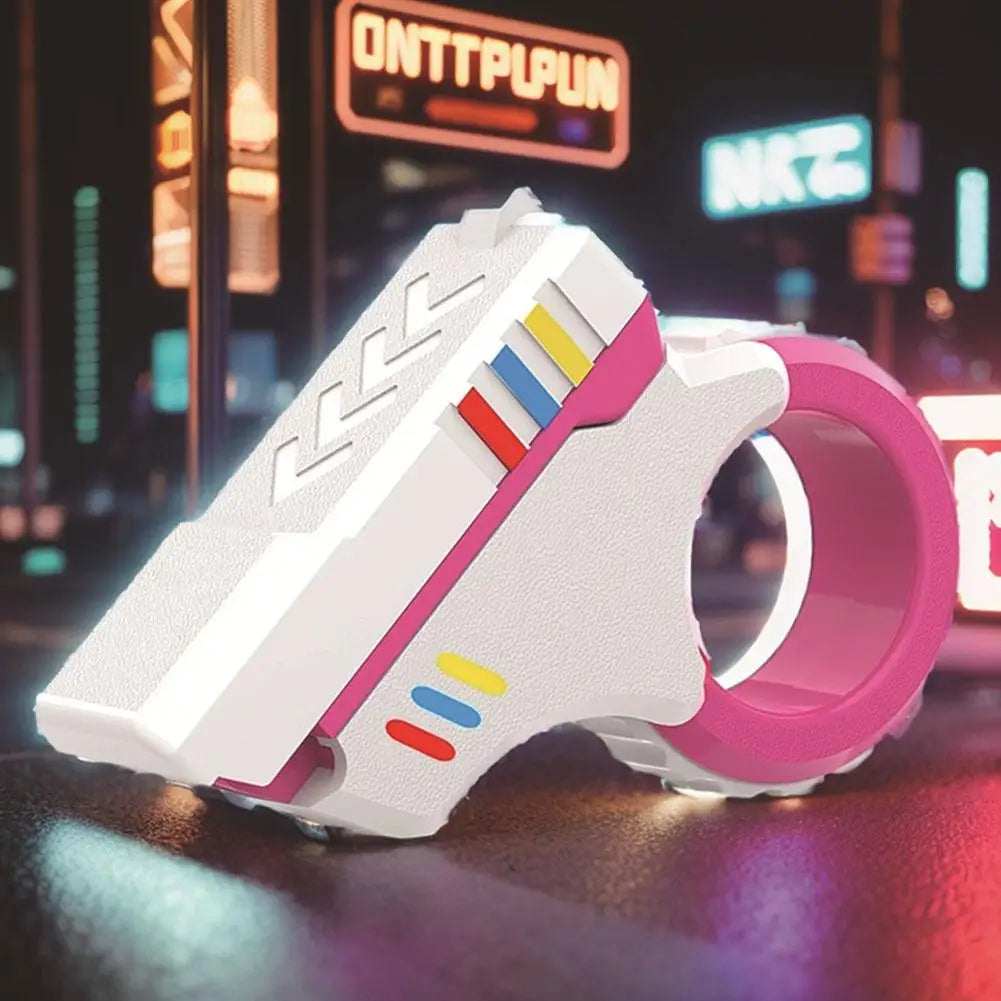 A Rotary Finger Sliders Fidget Toy Office Pressure Relief Slider Ratchet Finger Fidget 3D Printed Fidegt ToysFingertip Textured