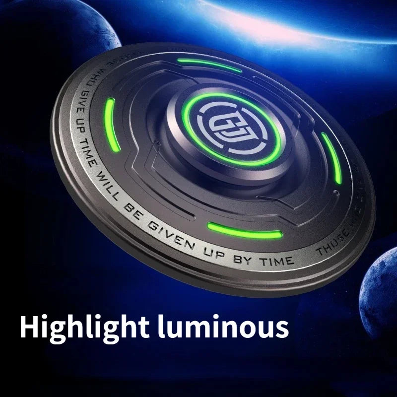 Fidget Spinner Metal Alloy Luminous Fingertip Gyro Anti anxiety EDC Spinning Top Tip Relieve Stress Relief Toys for Adults Kids
