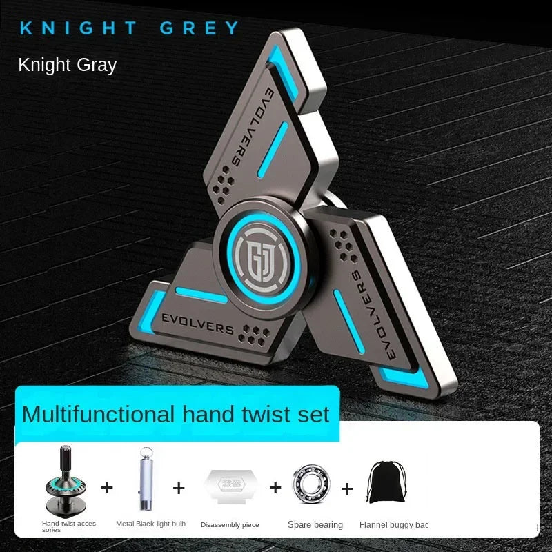 Fidget Spinner Metal Alloy Luminous Fingertip Gyro Anti anxiety EDC Spinning Top Tip Relieve Stress Relief Toys for Adults Kids