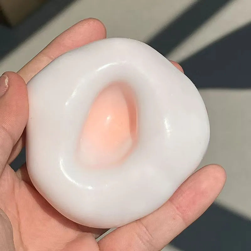 Creative Soft Stress Relief Ball Diy Rubble Ice Skin Adhesive Handball Desktop Squeezing Soothing Toy Party Kids Gift Best Toy