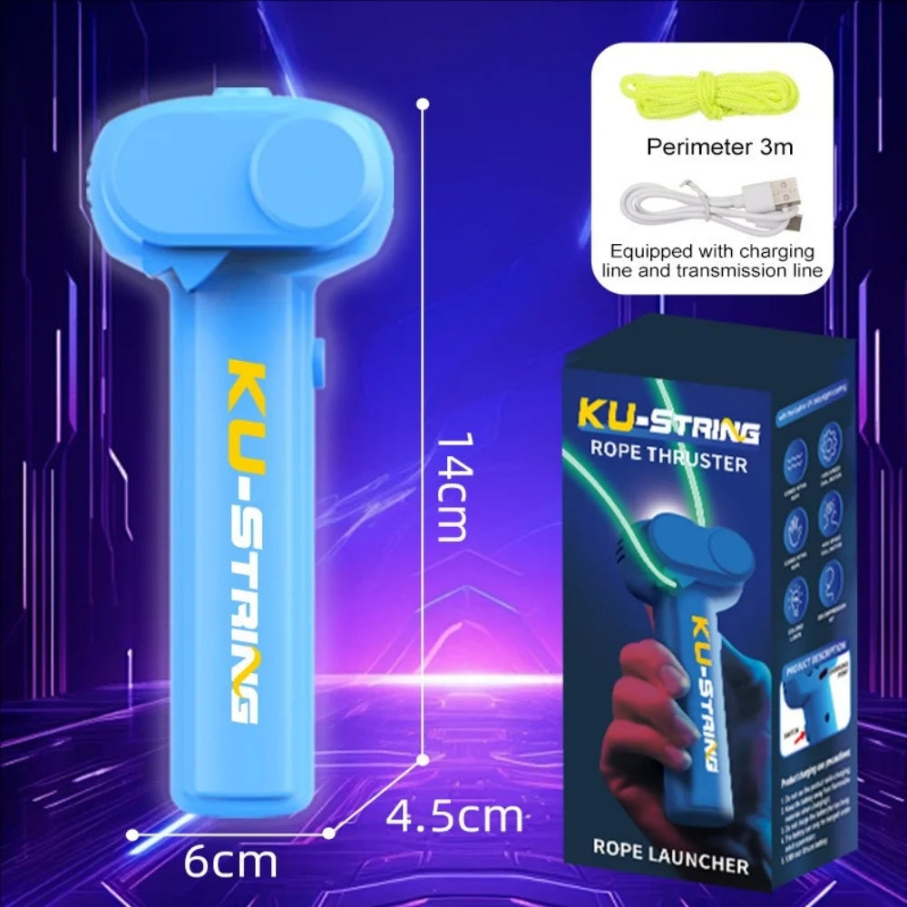 A Glow-in-the-dark fun electric rope thruster children's outdoor new exotic decompression toys Creative toys for cats and pets