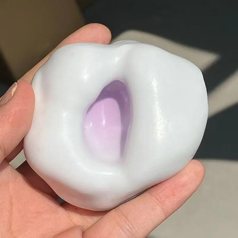 Creative Soft Stress Relief Ball Diy Rubble Ice Skin Adhesive Handball Desktop Squeezing Soothing Toy Party Kids Gift Best Toy