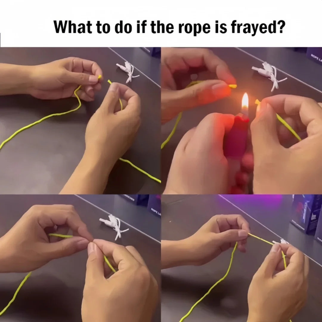 A Glow-in-the-dark fun electric rope thruster children's outdoor new exotic decompression toys Creative toys for cats and pets