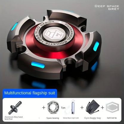 Fidget Spinner Metal Alloy Luminous Fingertip Gyro Anti anxiety EDC Spinning Top Tip Relieve Stress Relief Toys for Adults Kids