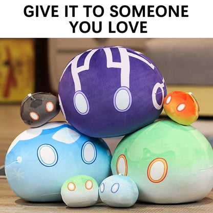 Genshin Pillow Super Soft Adorable Impact-Slime Hugging Toy Cartoon Anime Plush Doll Pillow Decoration Kids Hugging Pillow Gifts
