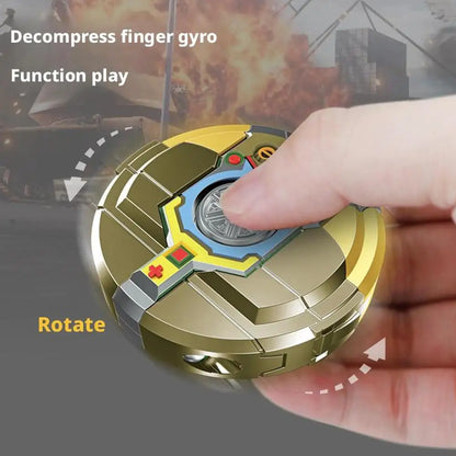 Transformable Fidget Spinners Funny Sensory Fidget Toys Deformable DIY Round to Robot Fingertip Toys for Kids Party Gifts
