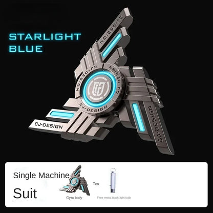 Fidget Spinner Metal Alloy Luminous Fingertip Gyro Anti anxiety EDC Spinning Top Tip Relieve Stress Relief Toys for Adults Kids