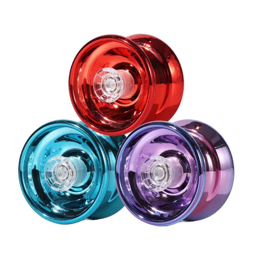 Children Beginners Professional Aluminum Metal Yoyo Ball, Competitive Yoyoball, Adult Kids Yoyoyoball with Accessories