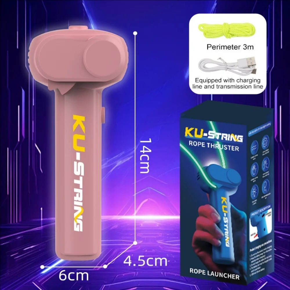 A Glow-in-the-dark fun electric rope thruster children's outdoor new exotic decompression toys Creative toys for cats and pets