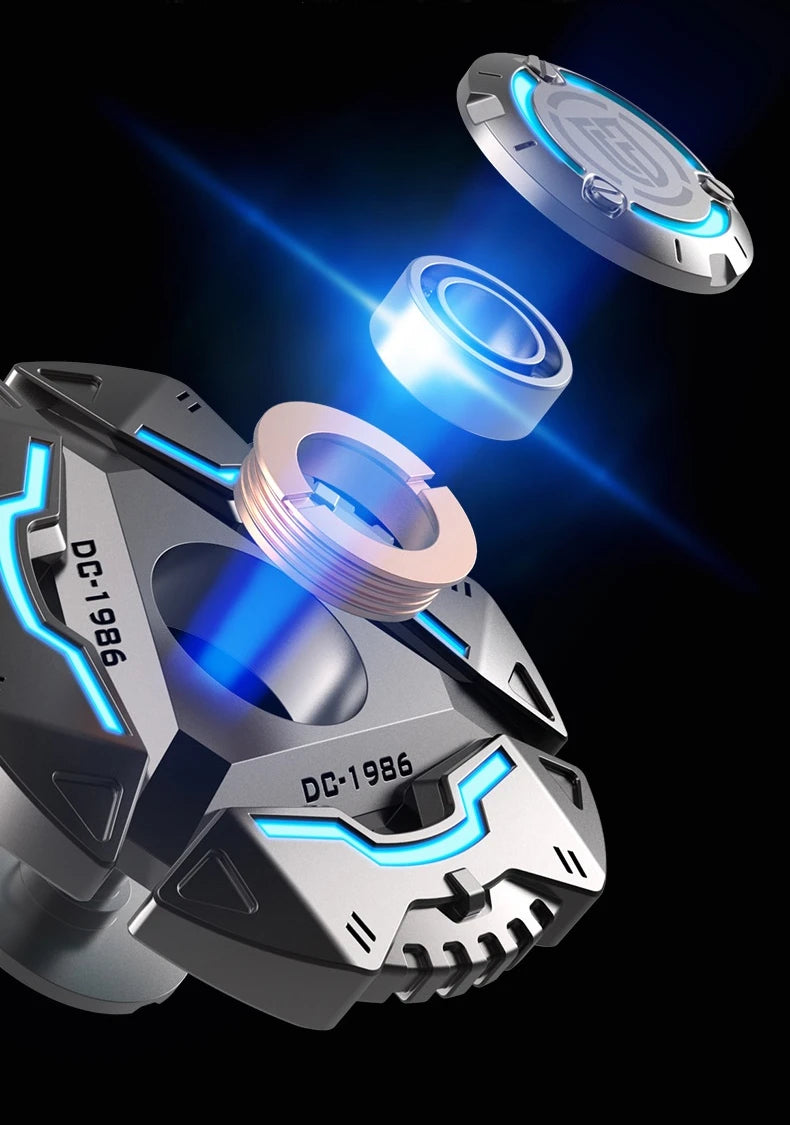 Fidget Spinner Metal Alloy Luminous Fingertip Gyro Anti anxiety EDC Spinning Top Tip Relieve Stress Relief Toys for Adults Kids