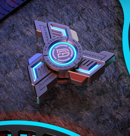 Fidget Spinner Metal Alloy Luminous Fingertip Gyro Anti anxiety EDC Spinning Top Tip Relieve Stress Relief Toys for Adults Kids