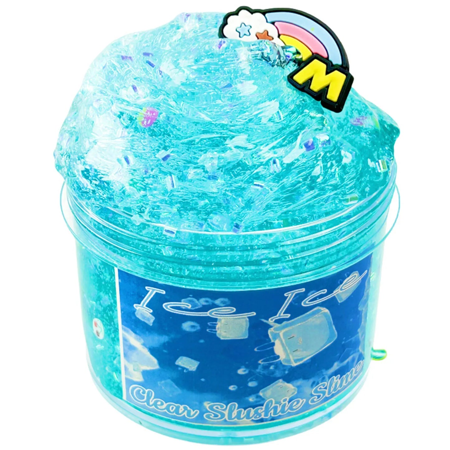 Crystal-Clear Star Slushie Slime Kit - ASMR Sensory Toy for Kids/Adults, Non-Toxic DIY Creative Play & Stress Relief with Glitte