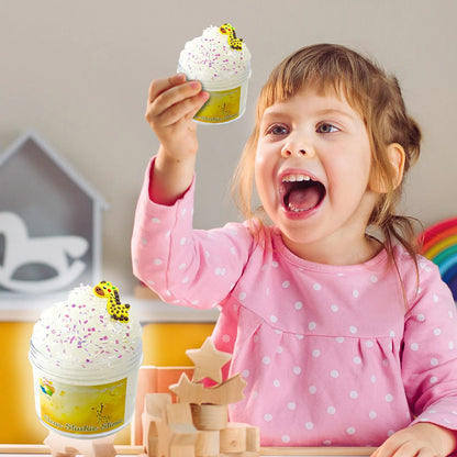 Crystal-Clear Star Slushie Slime Kit - ASMR Sensory Toy for Kids/Adults, Non-Toxic DIY Creative Play & Stress Relief with Glitte