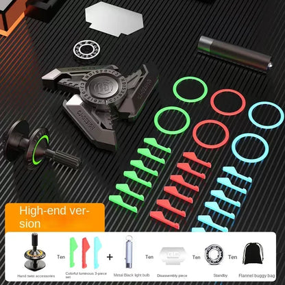 Fidget Spinner Metal Alloy Luminous Fingertip Gyro Anti anxiety EDC Spinning Top Tip Relieve Stress Relief Toys for Adults Kids
