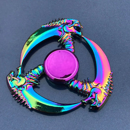 A Rainbow Fidget Metal Spinner Colorful Finger Spinners High Speed Hand Spinners Fidget Toys for Stress Anxiety Relief for Adults