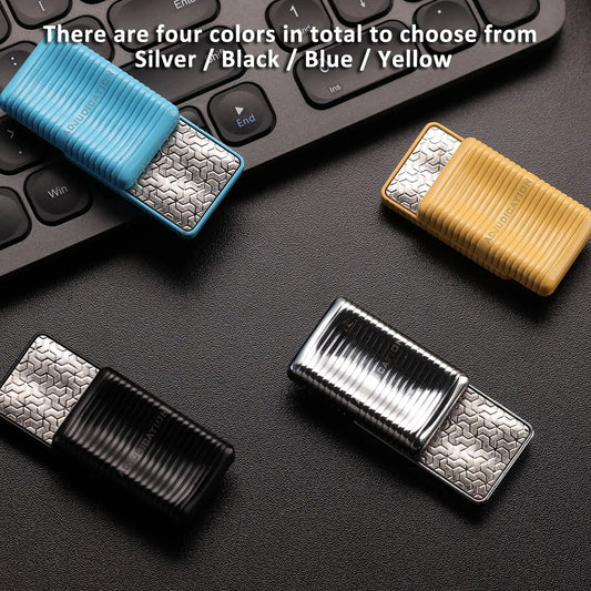 A Fidget Toys Adults, Fidget Slider Magnetic Fidget Slider, Adult Fidgets for Anxiety and Stress, with a Unique Tuning Fork Effect