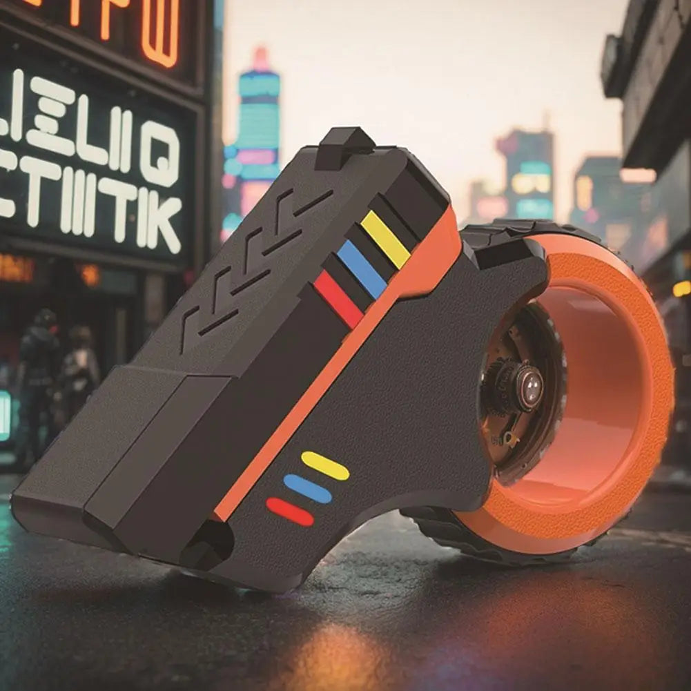 A Rotary Finger Sliders Fidget Toy Office Pressure Relief Slider Ratchet Finger Fidget 3D Printed Fidegt ToysFingertip Textured