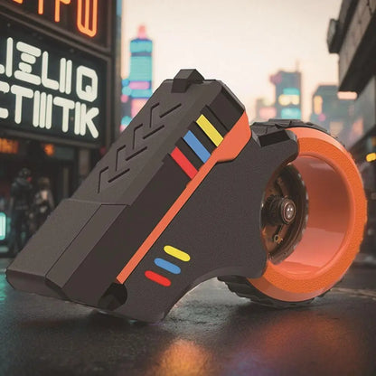 A Rotary Finger Sliders Fidget Toy Office Pressure Relief Slider Ratchet Finger Fidget 3D Printed Fidegt ToysFingertip Textured