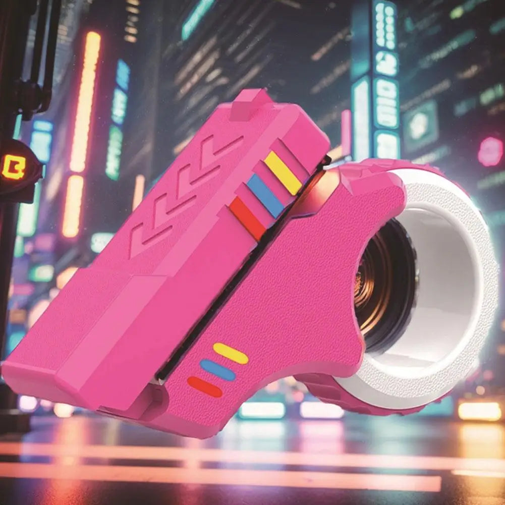 A Rotary Finger Sliders Fidget Toy Office Pressure Relief Slider Ratchet Finger Fidget 3D Printed Fidegt ToysFingertip Textured