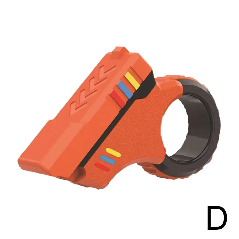 A Rotary Finger Sliders Fidget Toy Office Pressure Relief Slider Ratchet Finger Fidget 3D Printed Fidegt ToysFingertip Textured