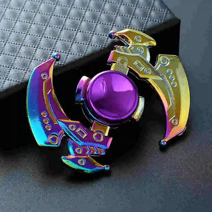 A Rainbow Fidget Metal Spinner Colorful Finger Spinners High Speed Hand Spinners Fidget Toys for Stress Anxiety Relief for Adults