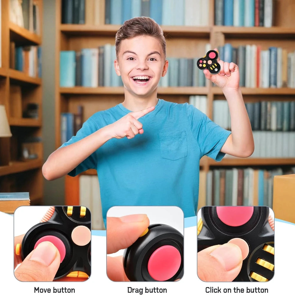 Fidget Toys for Kid and Adults, Autism Figette Cubes Desk Toys, Anxiety Relief Stress Toys, Sensory Fidget Cubes Gifts for Kids