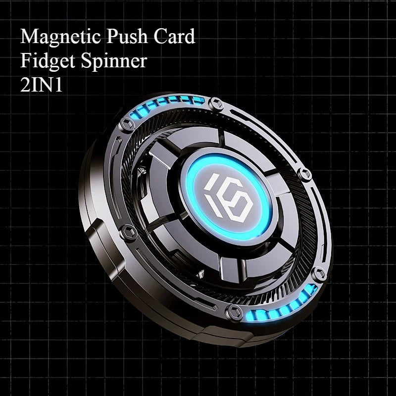 Fidget Spinner Metal Alloy Luminous Fingertip Gyro Anti anxiety EDC Spinning Top Tip Relieve Stress Relief Toys for Adults Kids