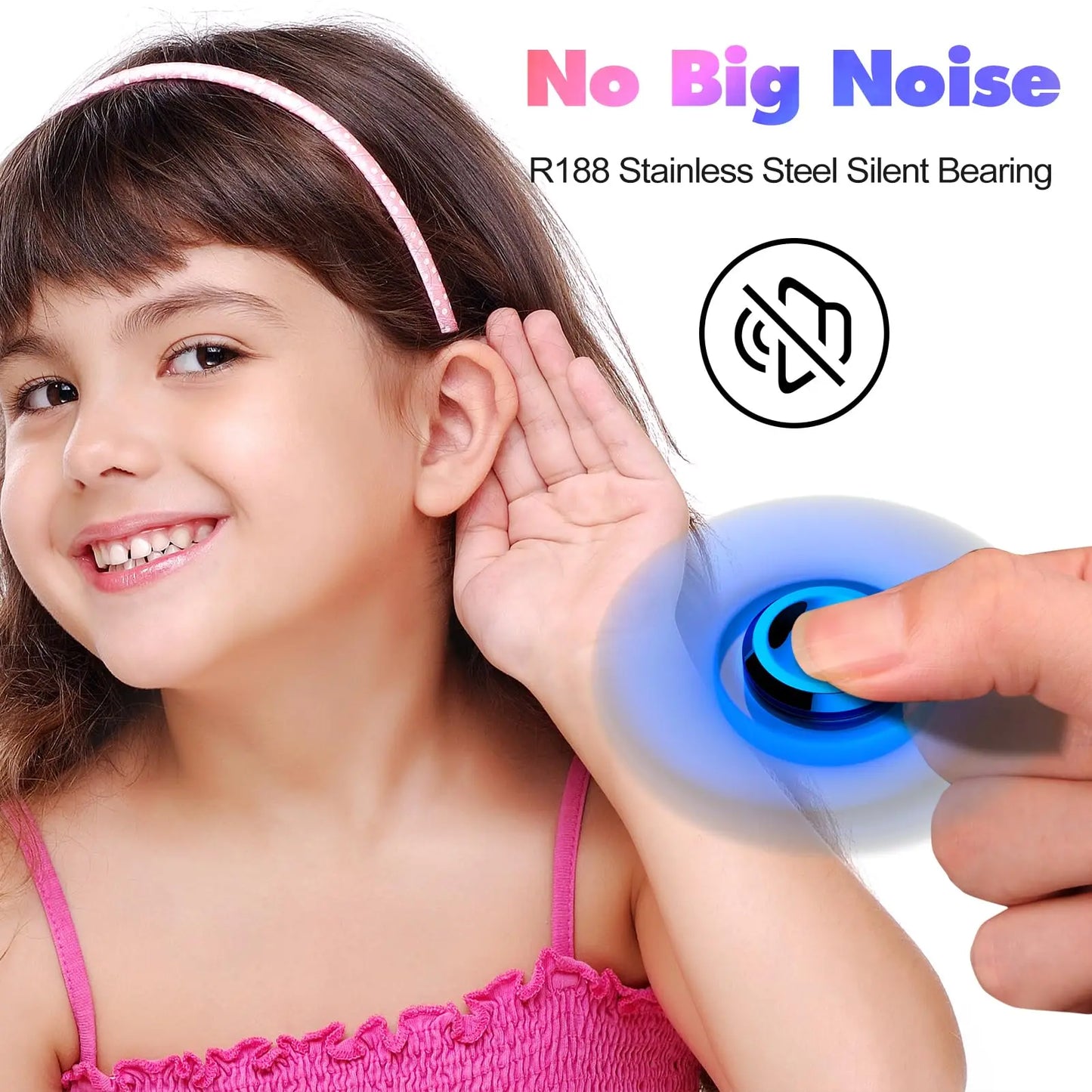 Metal Fidget Spinner Toys,EDC Hand Spinner Anti Stress Relief Toys,Antistress Anxiety Fidgeting Toy for Adult Kids Autism ADHD