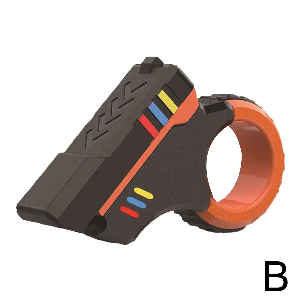 A Rotary Finger Sliders Fidget Toy Office Pressure Relief Slider Ratchet Finger Fidget 3D Printed Fidegt ToysFingertip Textured