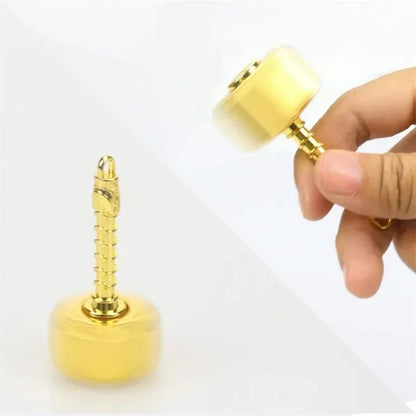 Spinning Alloy Fidget Spinner for Fingertips, Anti-Stress Toy for Kids & Adults, Metal Gyroscope, Anti-Anxiety Fidget Tool