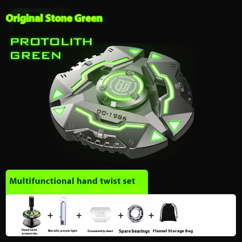 Fidget Spinner Metal Alloy Luminous Fingertip Gyro Anti anxiety EDC Spinning Top Tip Relieve Stress Relief Toys for Adults Kids