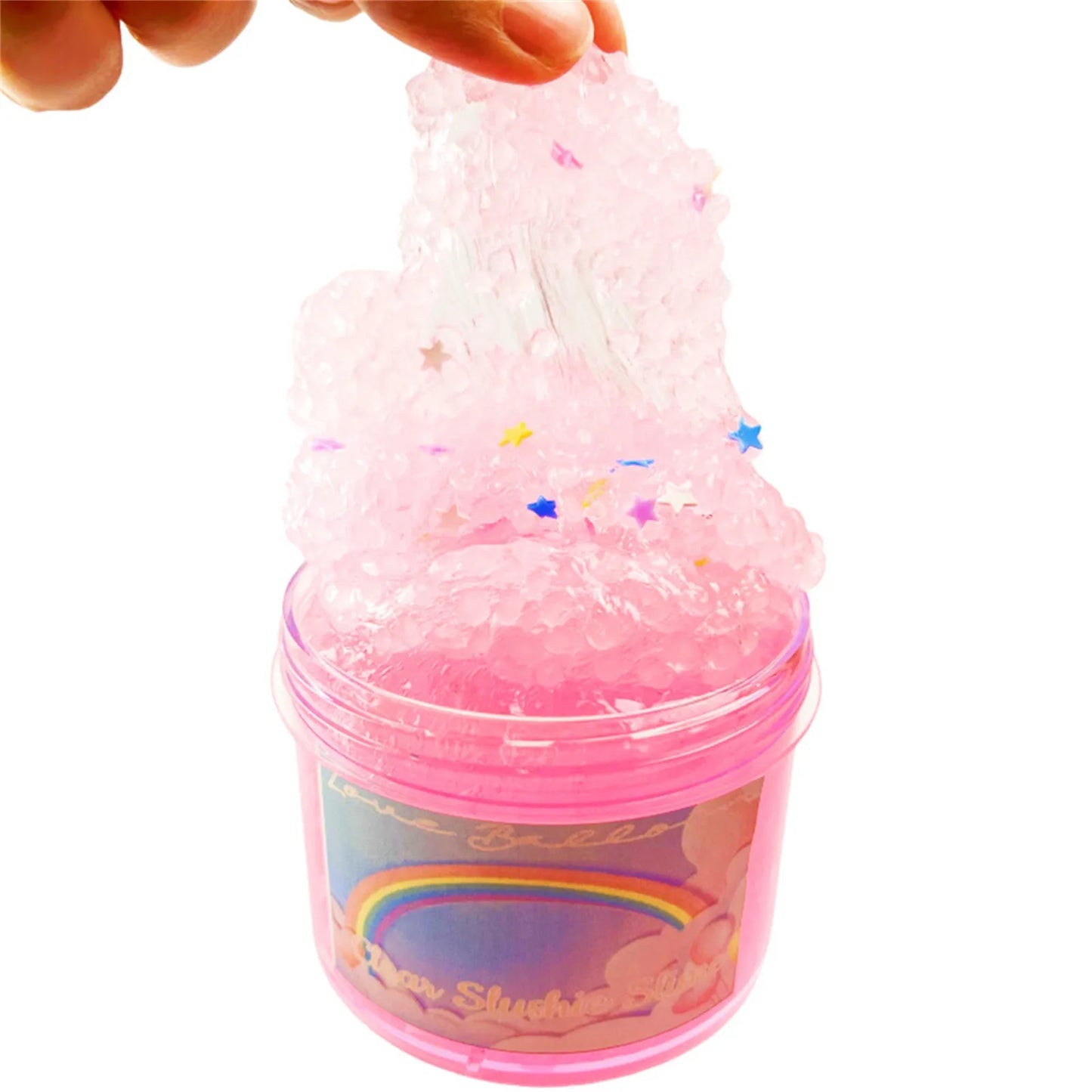 Solid Soft Crystal mud Bubble glue slime toys Children's handmade slime cotton mud No-stick decompression Slime Squish Toys