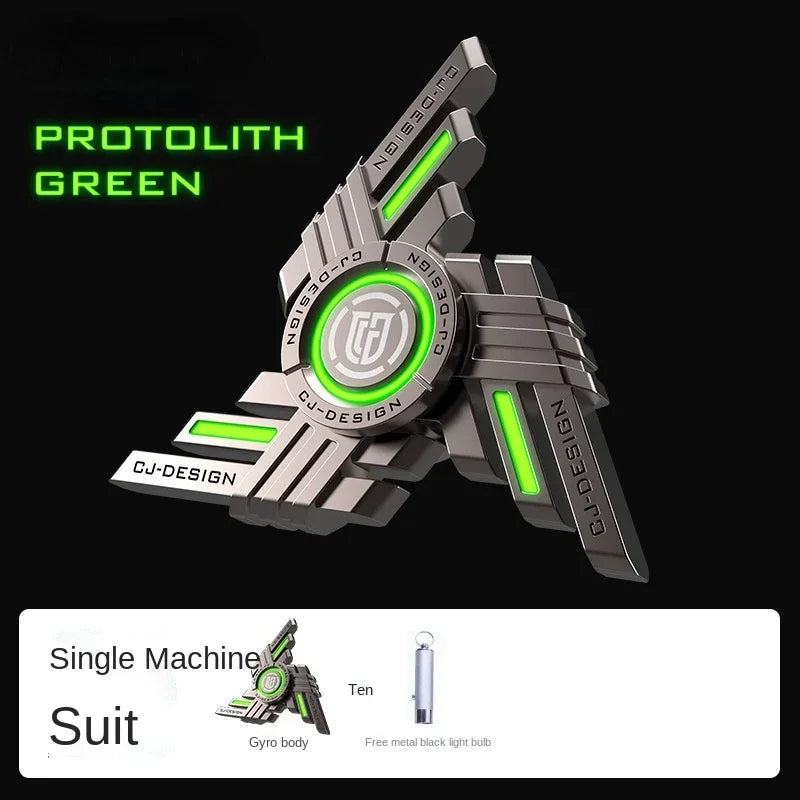 Fidget Spinner Metal Alloy Luminous Fingertip Gyro Anti anxiety EDC Spinning Top Tip Relieve Stress Relief Toys for Adults Kids