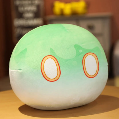 Genshin Pillow Super Soft Adorable Impact-Slime Hugging Toy Cartoon Anime Plush Doll Pillow Decoration Kids Hugging Pillow Gifts