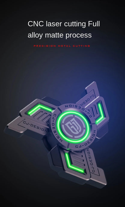 Fidget Spinner Metal Alloy Luminous Fingertip Gyro Anti anxiety EDC Spinning Top Tip Relieve Stress Relief Toys for Adults Kids