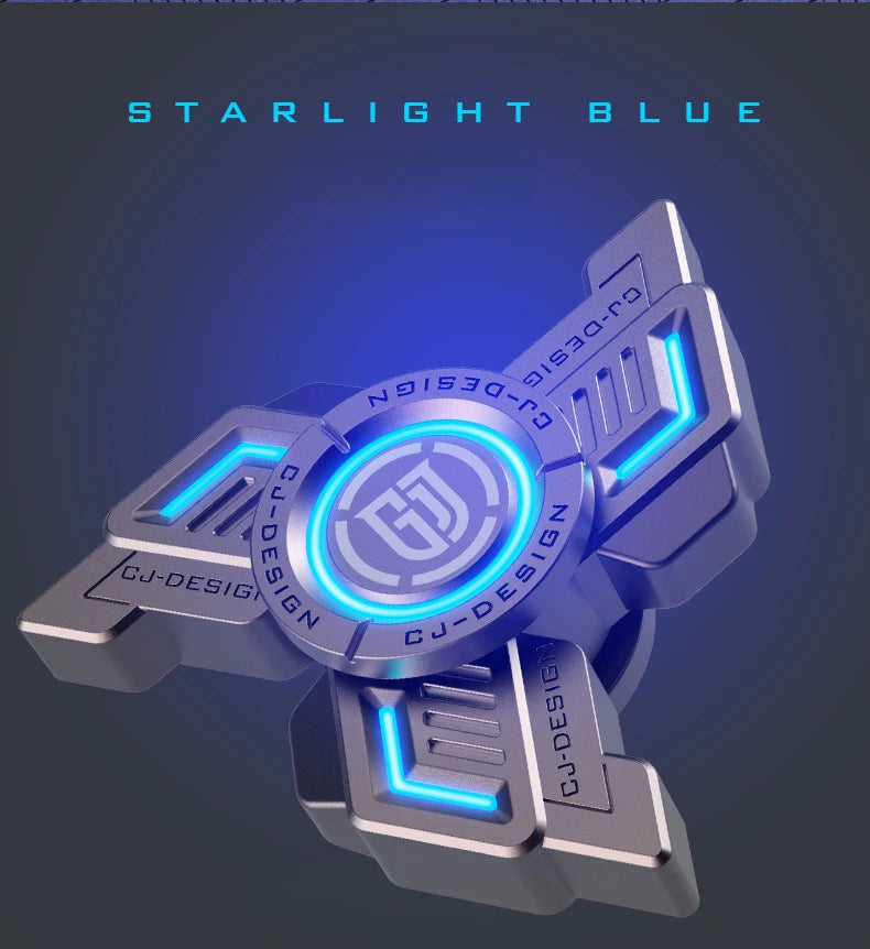 Fidget Spinner Metal Alloy Luminous Fingertip Gyro Anti anxiety EDC Spinning Top Tip Relieve Stress Relief Toys for Adults Kids
